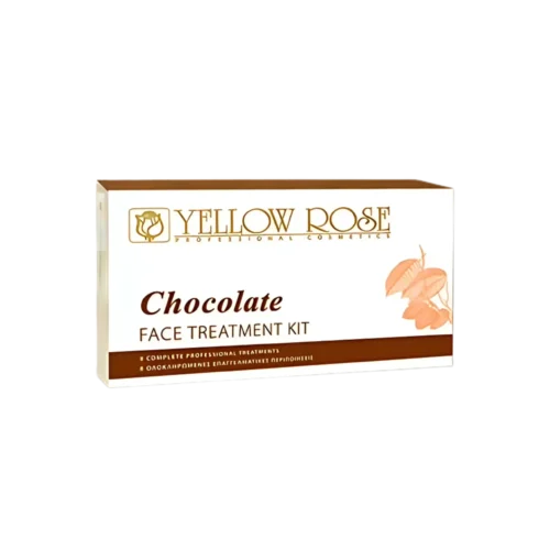 Profesionalus antistresinis ir senėjimą stabdantis procedūrų rinkinys su kakavos ekstraktu - CHOCOLATE FACE TREATMENT KIT
