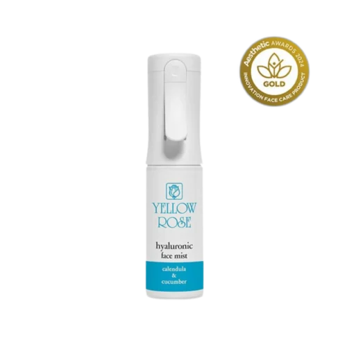 Drėkinamoji veido dulksna jautriai odai - Hyaluronic face mist calendula & cucumber