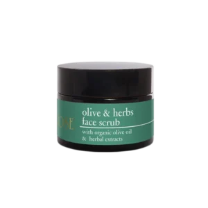 Naturalus veido pilingas su alyvuogių aliejumi ir augalų ekstraktais - Olive & Herbs Face Scrub