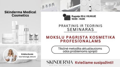 112 Seminaras: Skinderma Medical Cosmetics