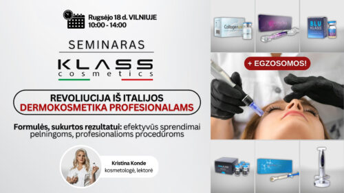 seminaras klass Seminaras: Grožio inovacijos