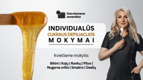 Individualūs cukraus depiliacijos MOKYMAI