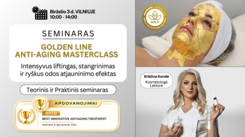 Seminaras: Golden Line - Anti-aging Masterclass