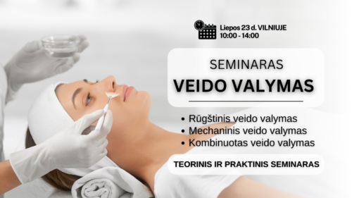 Seminaras: Veido valymas